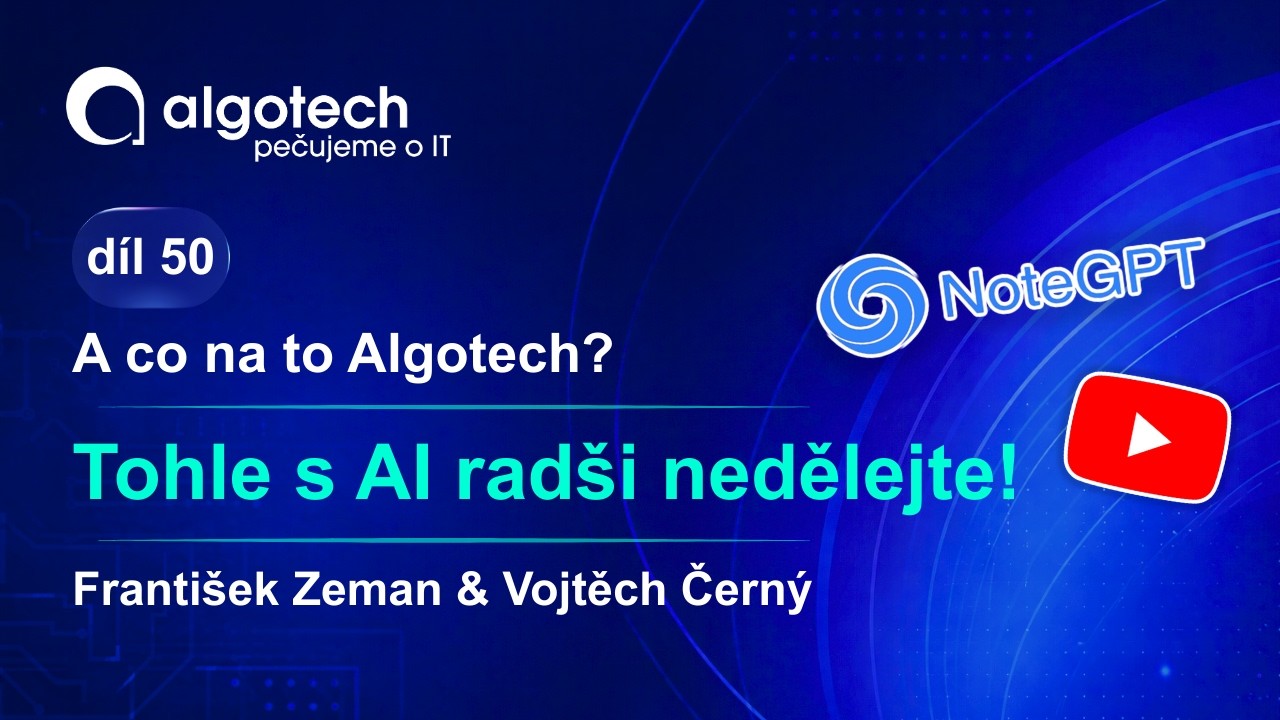 A co na to Algotech? | Nejlepší AI tipy a triky pro tvorbu obsahu: Jak automatizujeme Algotech TV?