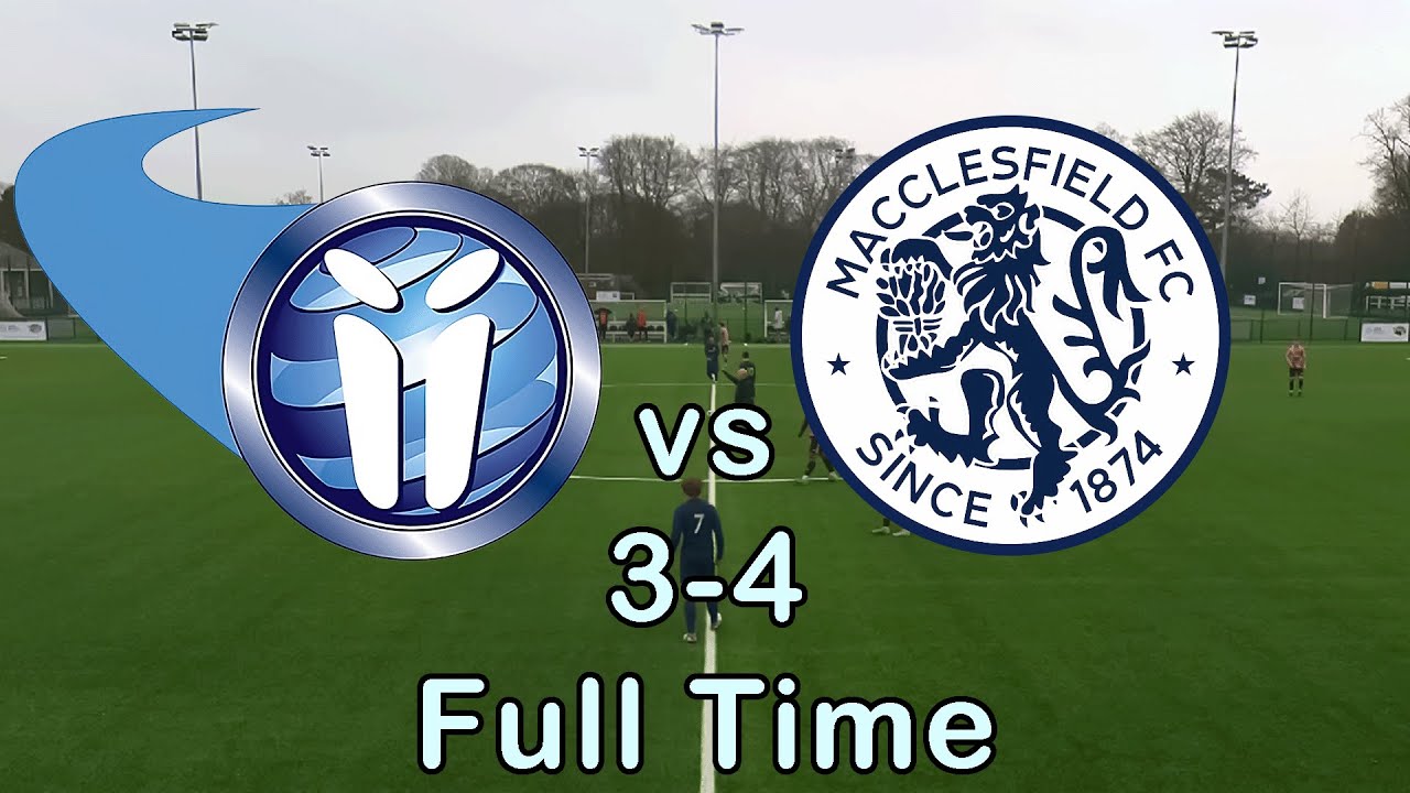 i2i International Soccer Academy U23 (Navy Blue) vs. Macclesfield FC U23 (Pink): 3-4 Full Time