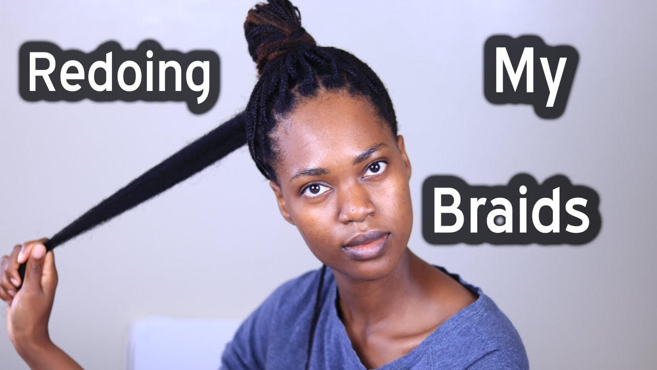 Natural Hair| How I do my mini braids, detailed