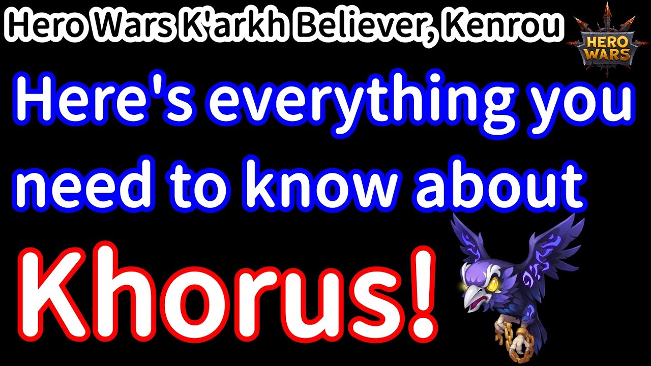 Here's everything you need to know about Khorus! Silence, charm, blinding, stun, mind control skills