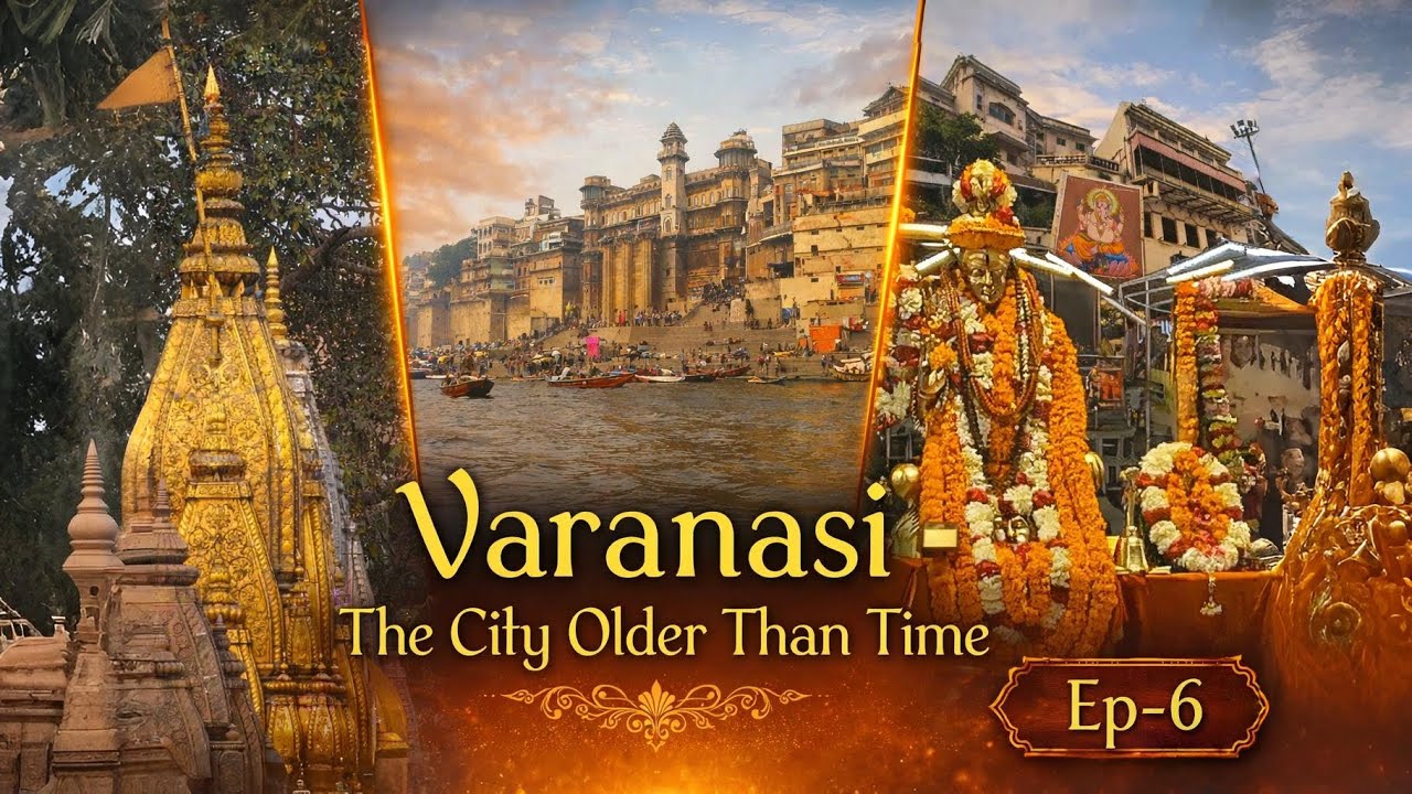 Varanasi Travel Vlog | Ep 6 | Ganga Aarti, Kashi Vishwanath & Ghat |