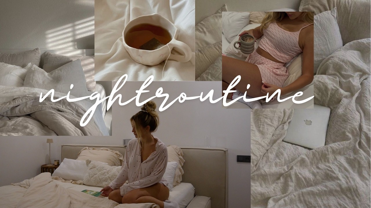 night routine - cleaning, cooking, skincare, bedtime