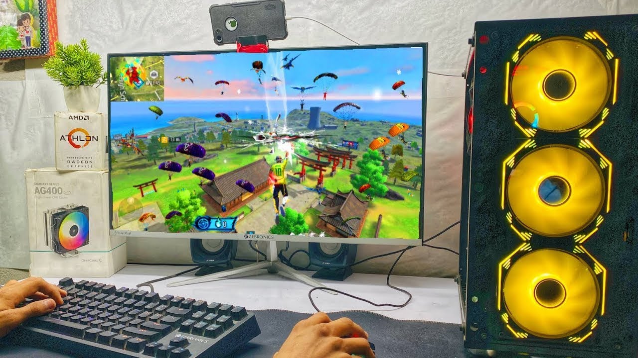 Ryzan 5 5600g Without 🥸 Graphics Card Ranked 😁Gameplay Ultra Gaming  2026 #handcam #freefire 