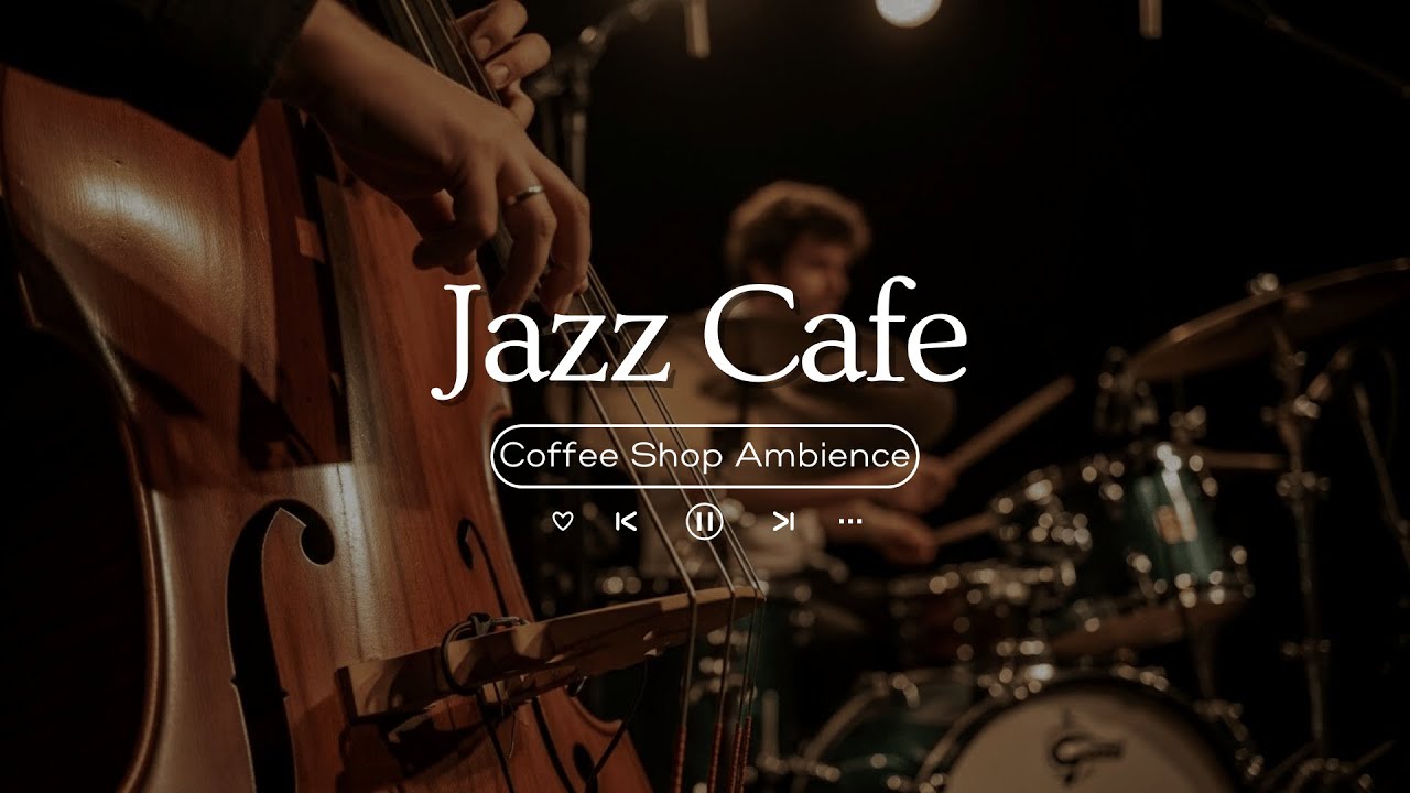 Autumn Coffee Shop Ambience & Warm Jazz Music for Studying, Work 🍂 Relaxing Jazz Instrumental Music