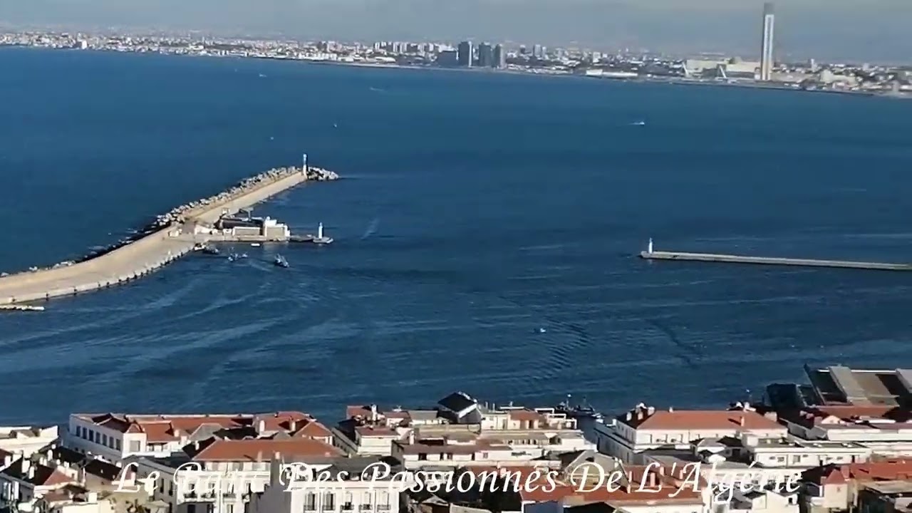 LA BAIE D'ALGER VUE DES TERRASSES DE LA CASBAH Dz 2023. Accompagnement avec Cheikh Amar EZZAHI