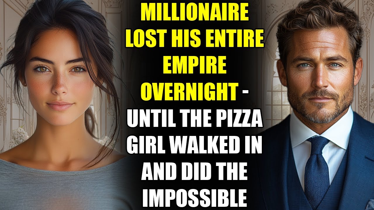 MILLIONAIRE Lost His Entire Empire Overnight - Until the Pizza Girl Walked In and Did the Impossible