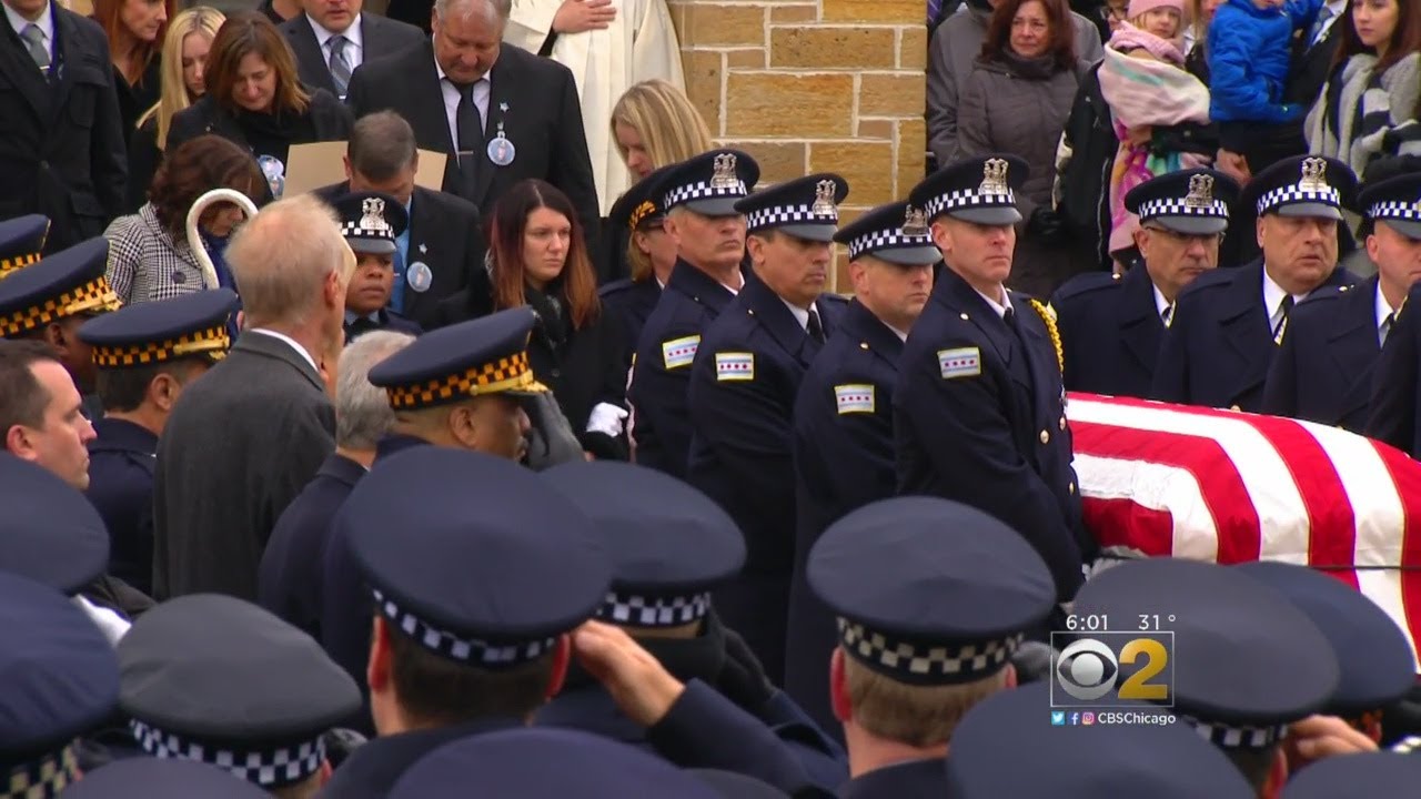 Funeral For Fallen Chicago Officer Conrad Gary