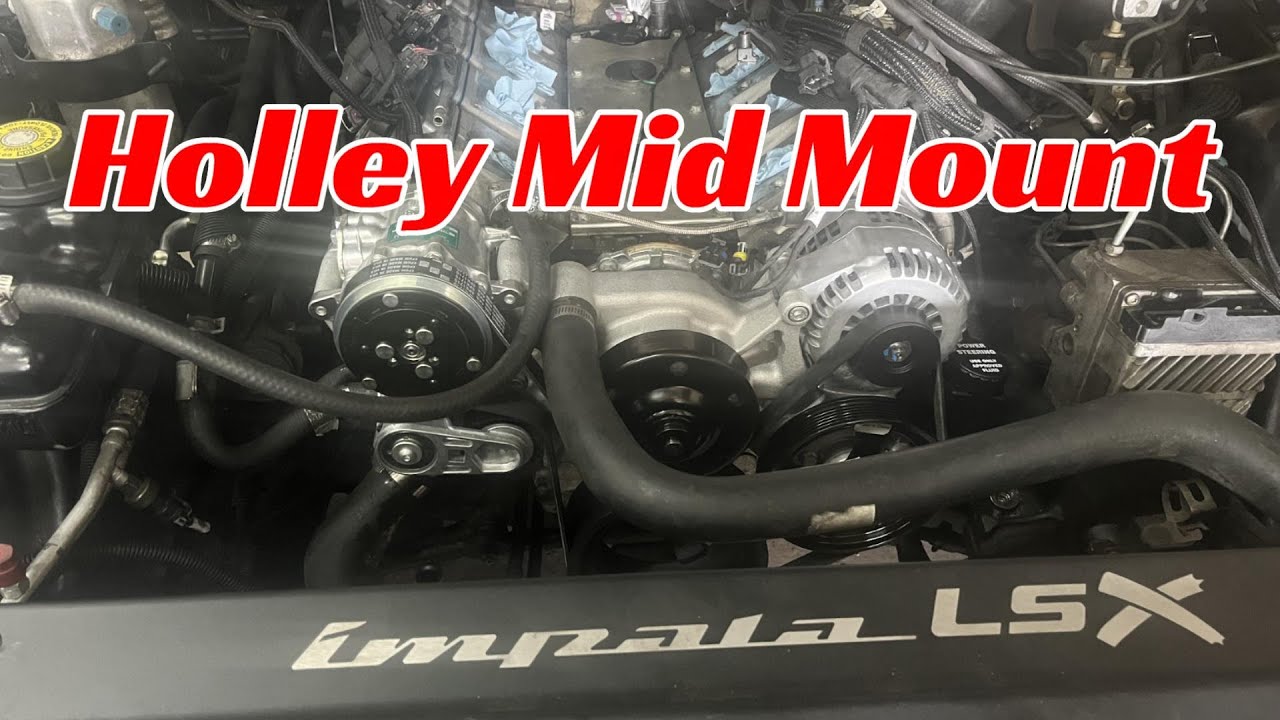 Ls Swapped 96 Impala SS Holley Mid Mount Accessory Drive Install