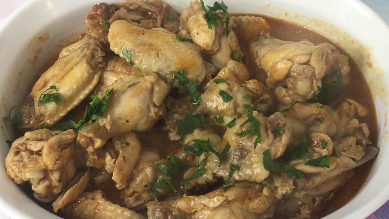 Frango refogado (asa e coxinha da asa) Rápido e delicioso 😋