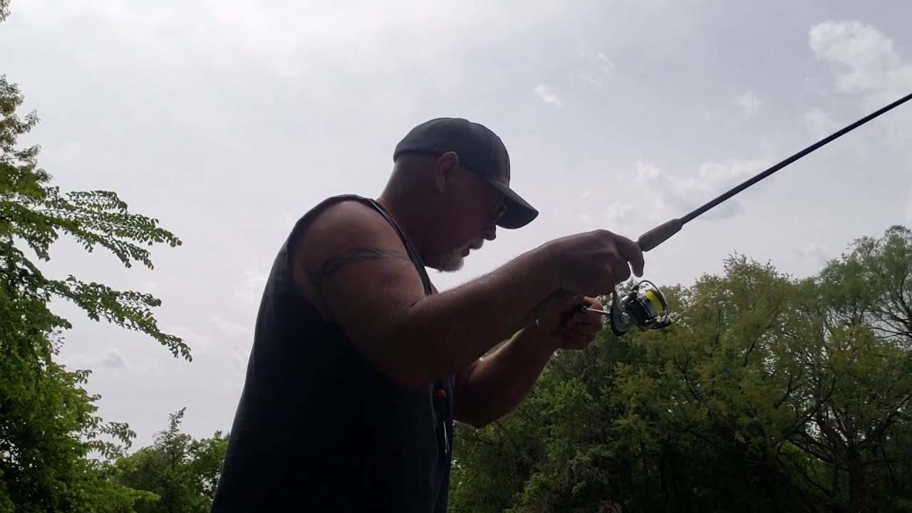 What the heck did I stick, on light tackle up in this creek