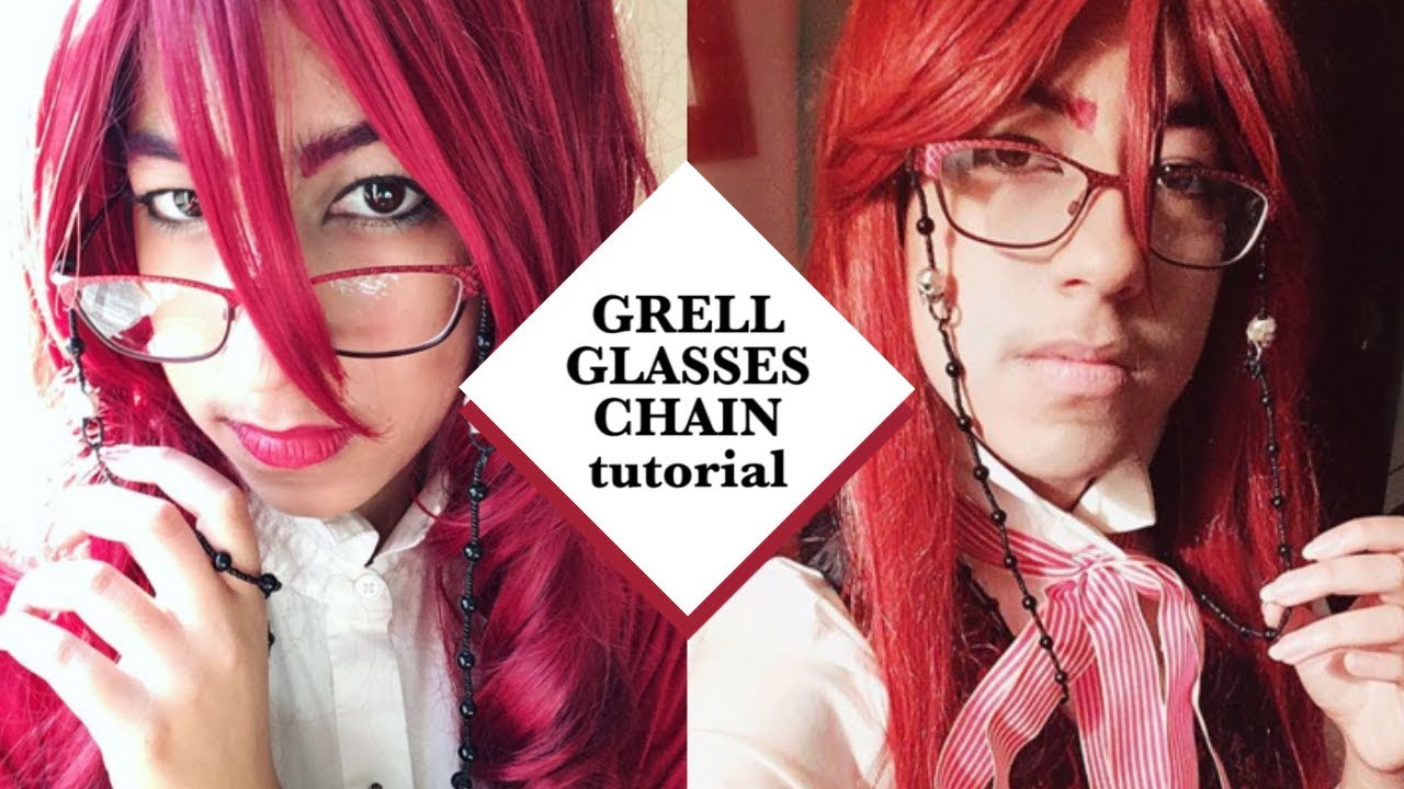 Grell Sutcliff Glasses Chain || DIY Tutorial