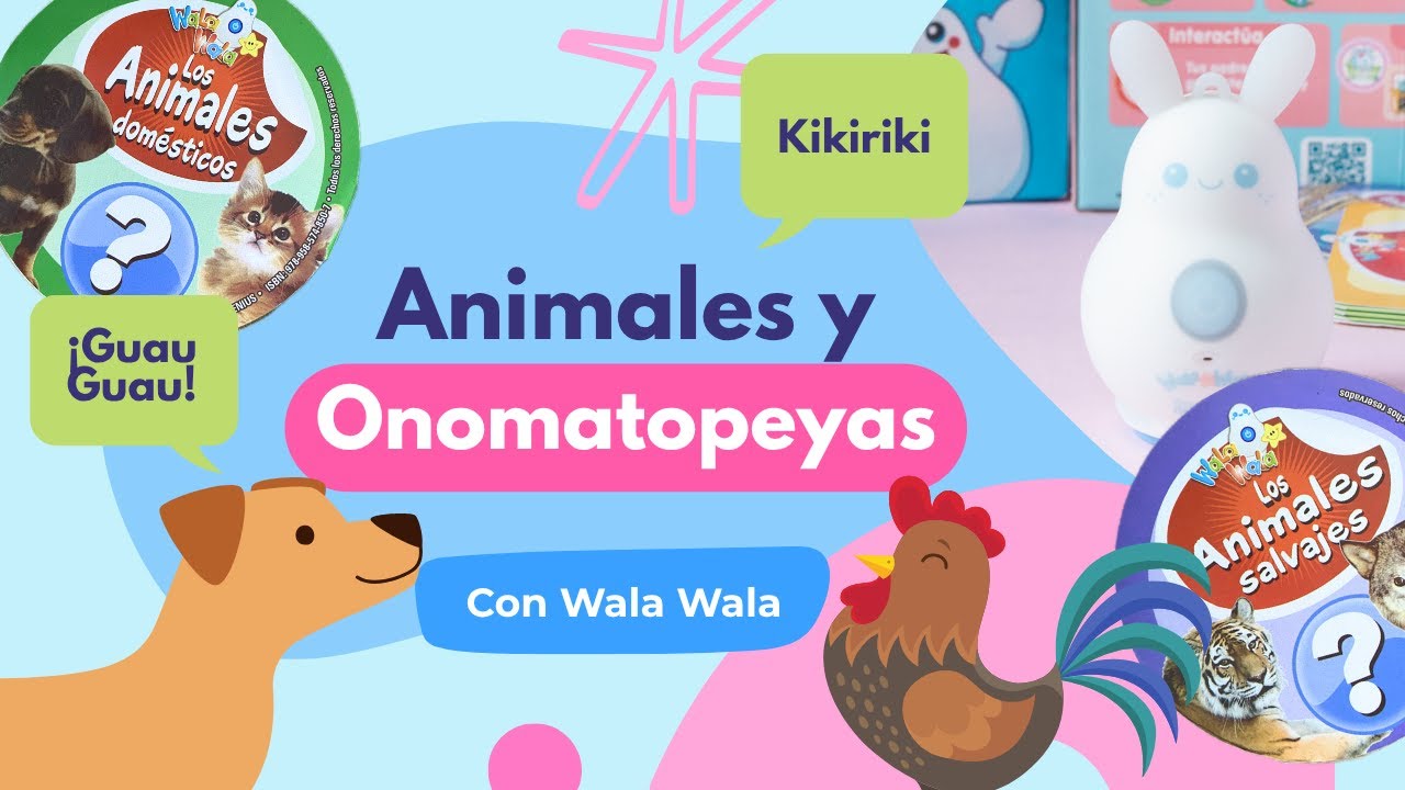 Los animales y las Onomatopeyas con Wala Wala👅🐮