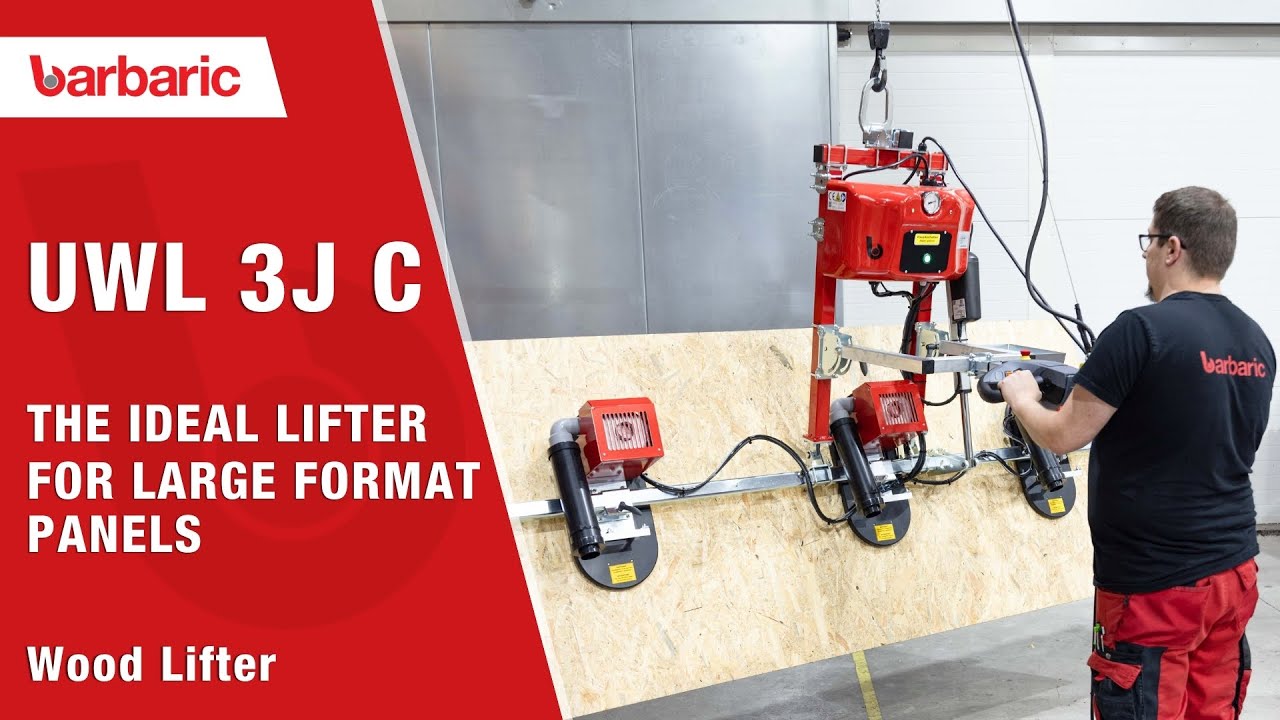 Barbaric UWL 3J C // The Ideal Vacuum Lifter for Large Format Panels