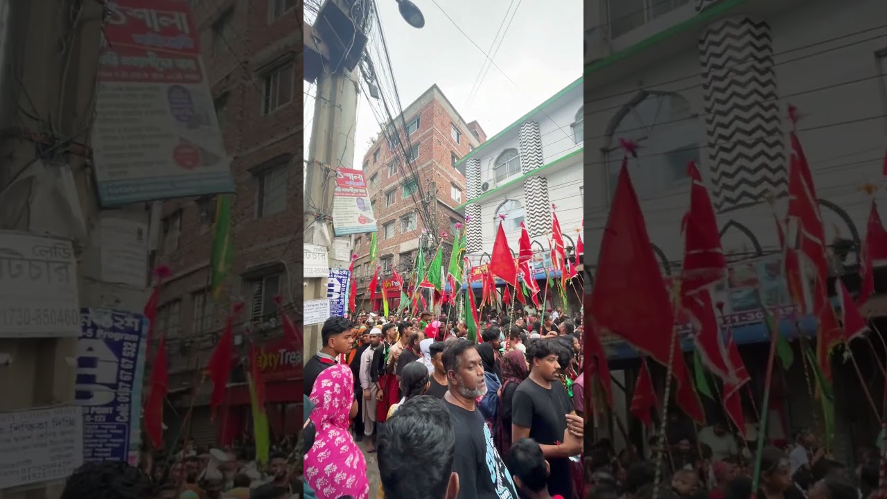 10th Muharram in Dhaka #muharram #dhaka #bd #matamhussain #trending