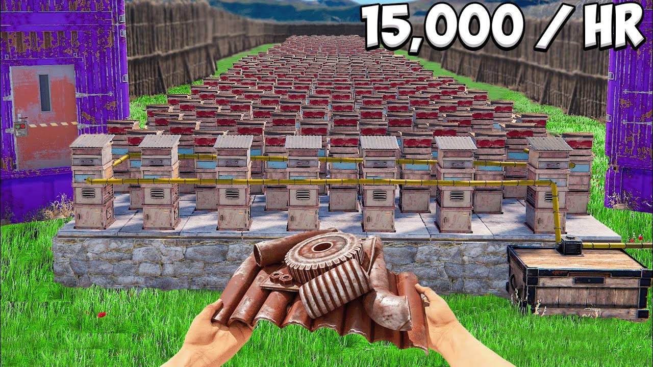 I Lived in a Automatic BEE Scrap Farm... (so broken)