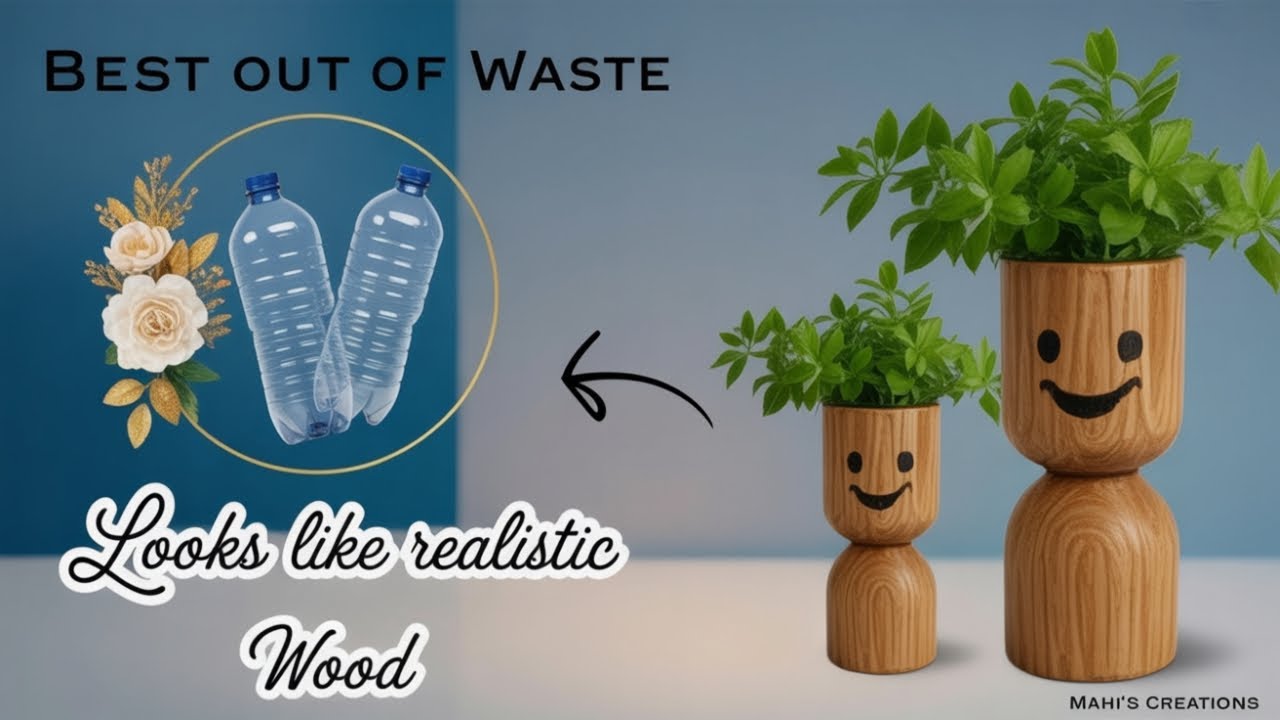 How To Make Succulent Planters From Plastic Bottles