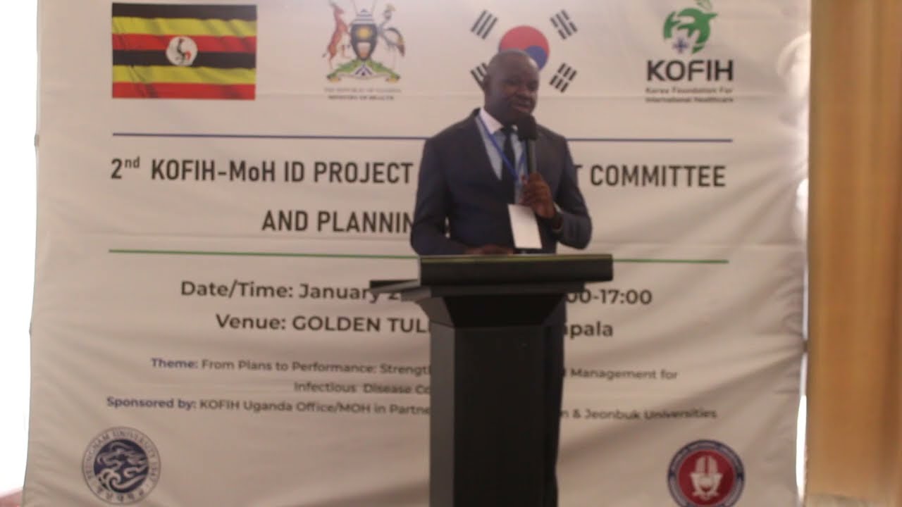 Dr  Atim Dansan ID Project Focal Person MoH at 1st PMC Meeting's Speech. on 9th Jan 2026