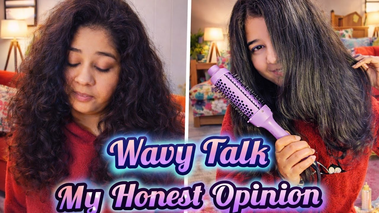 Can a ROOKIE use this Viral Hair Tool 🫤 + Honest Review #wavytalk #heatedroundbrush