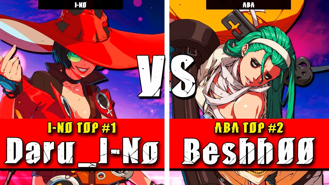 GGST | Daru_I-No (I-No) VS Beshh00 (ABA) | Guilty Gear Strive High level gameplay