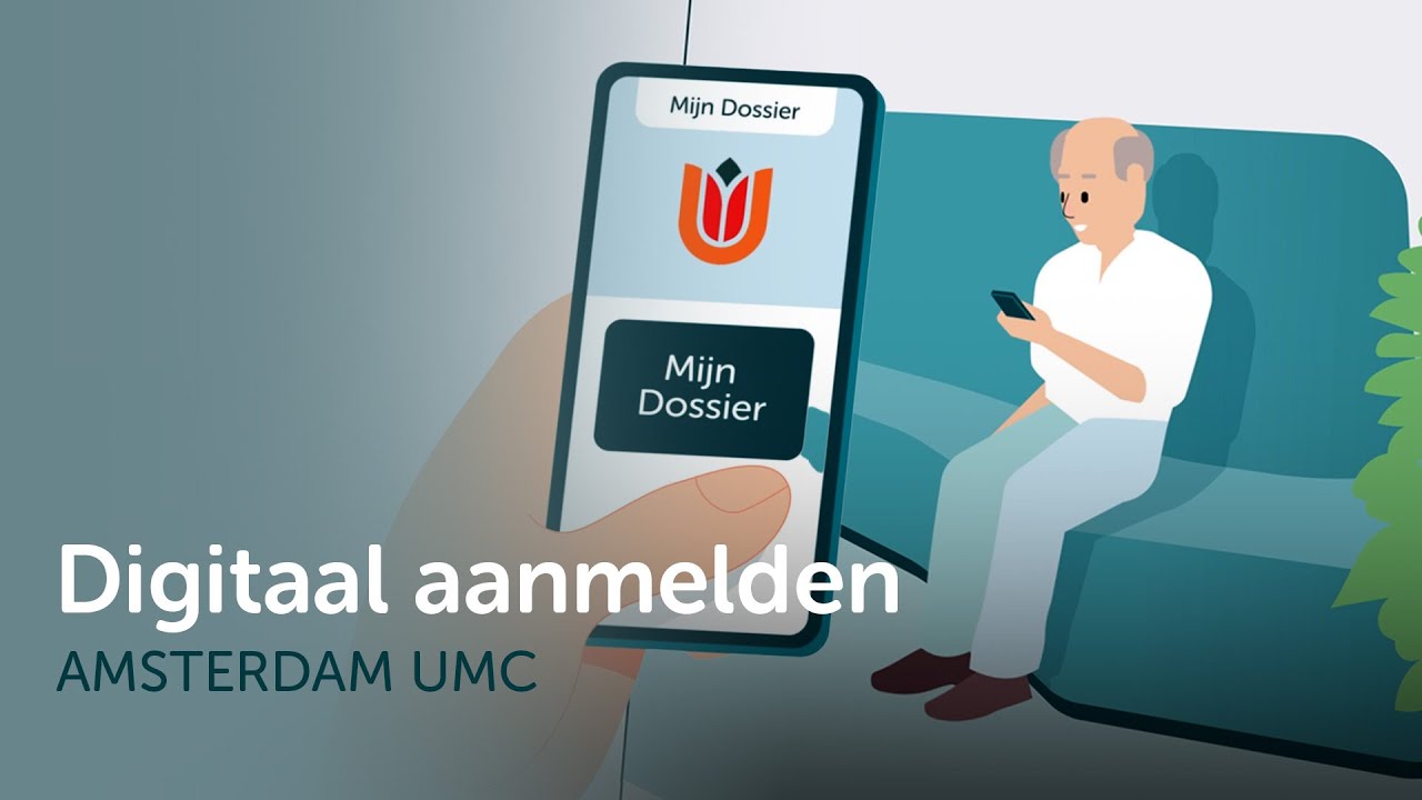 Digitaal aanmelden op de polikliniek van Amsterdam UMC