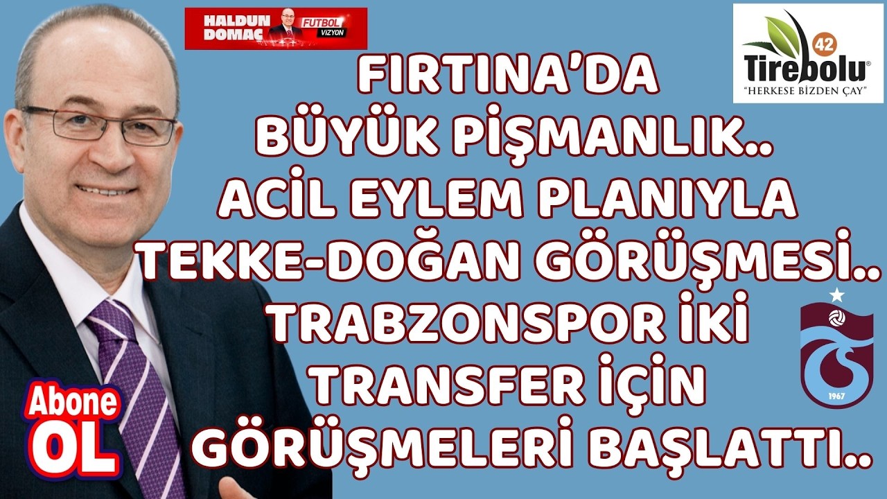 Trabzonspor yenilmezlik serisini kaybetti, Tekke ve Doğan transfer girişimini başlattı