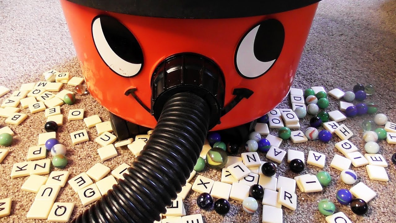 🎥 VACUUMING MARBLES with Red HENRY HOOVER! 🔴✨ LOUD ASMR Vacuuming for Relaxation