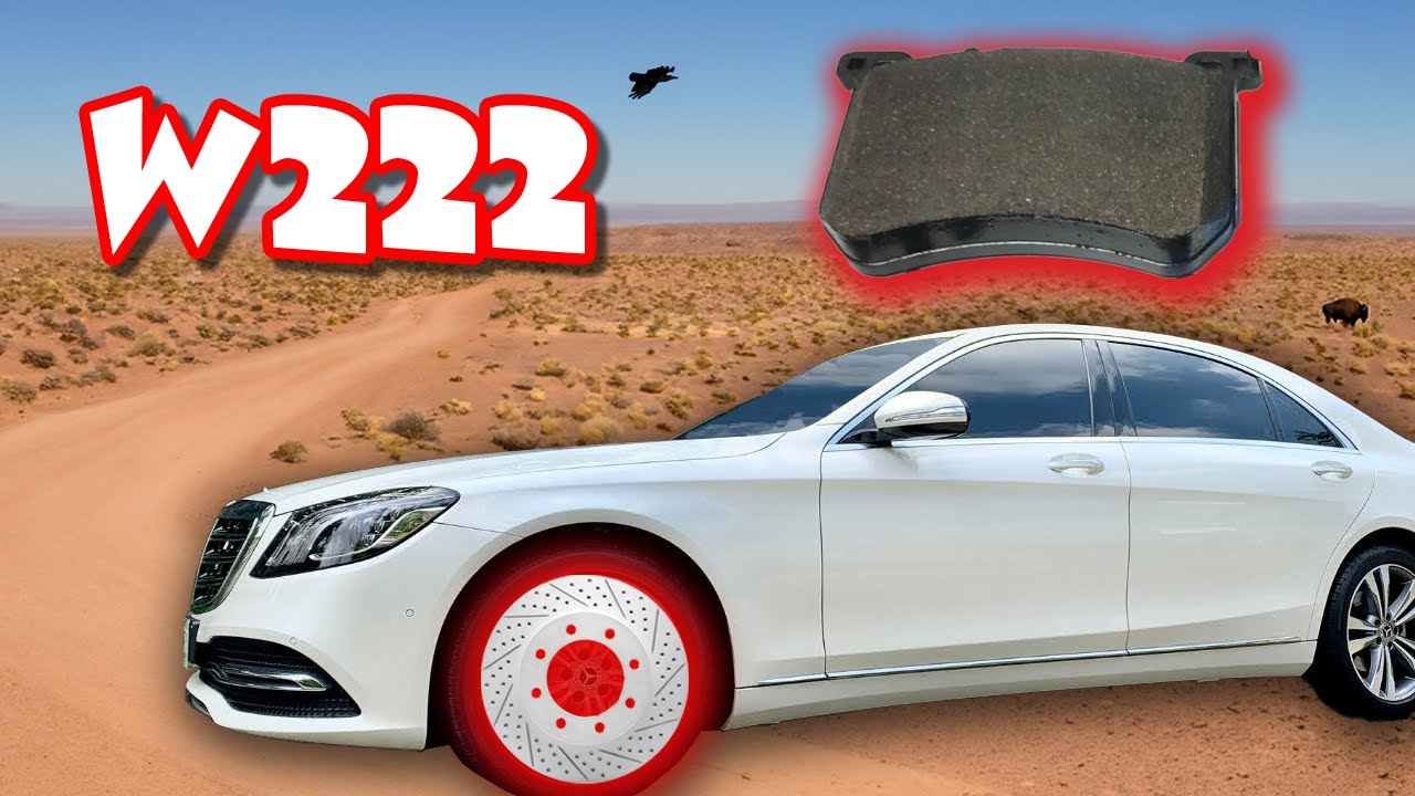 W222 Mercedes S Class Front Pads and Rotors Replacement
