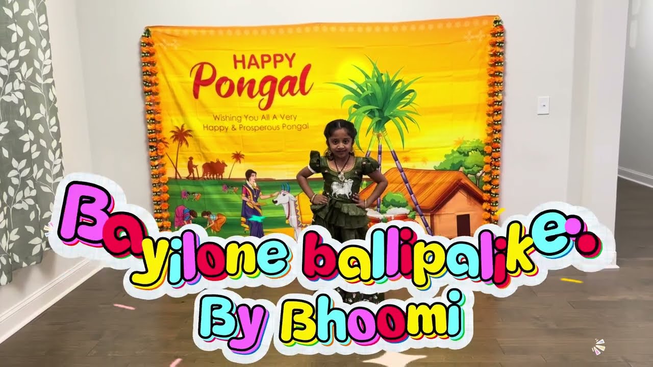 💃 Bhoomi’s Dance | Bayilone Ballipalike 💖