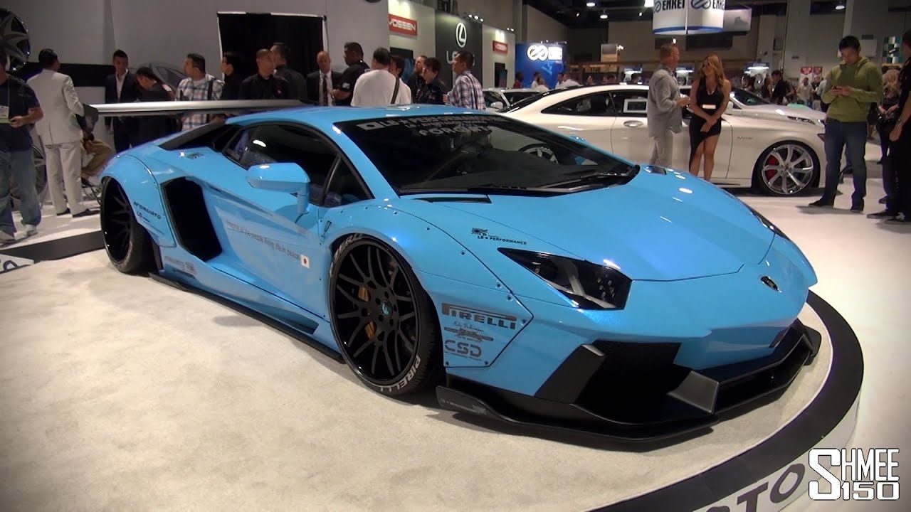Liberty Walk Aventador LP720 - Widebody Conversion at SEMA 2014