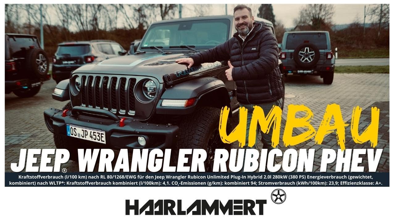 Jeep Wrangler Rubicon PHEV | Umbau | Reifen | Fahrwerk | Stoßstange