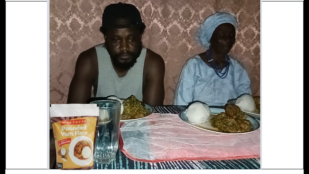 Ori-Ola Pounded Yam and Waterleaf Soup Recipe