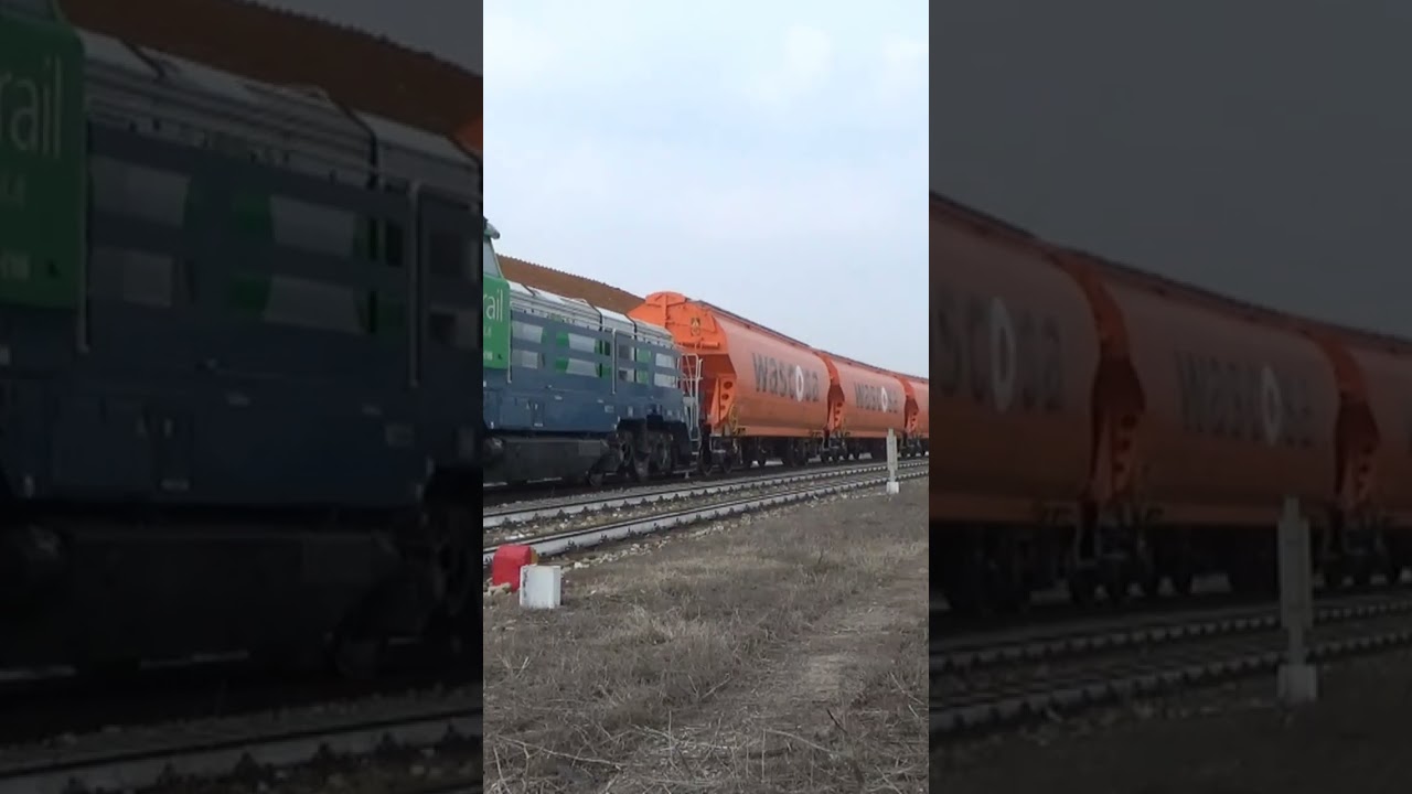 Treno EVM RAIL con nuove tramogge Wascosa a Busca oggi