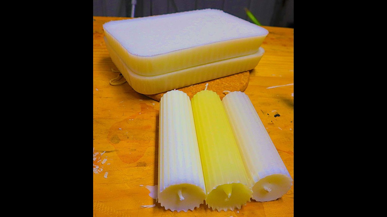 results from candle making with recycled candles.. (part 2)