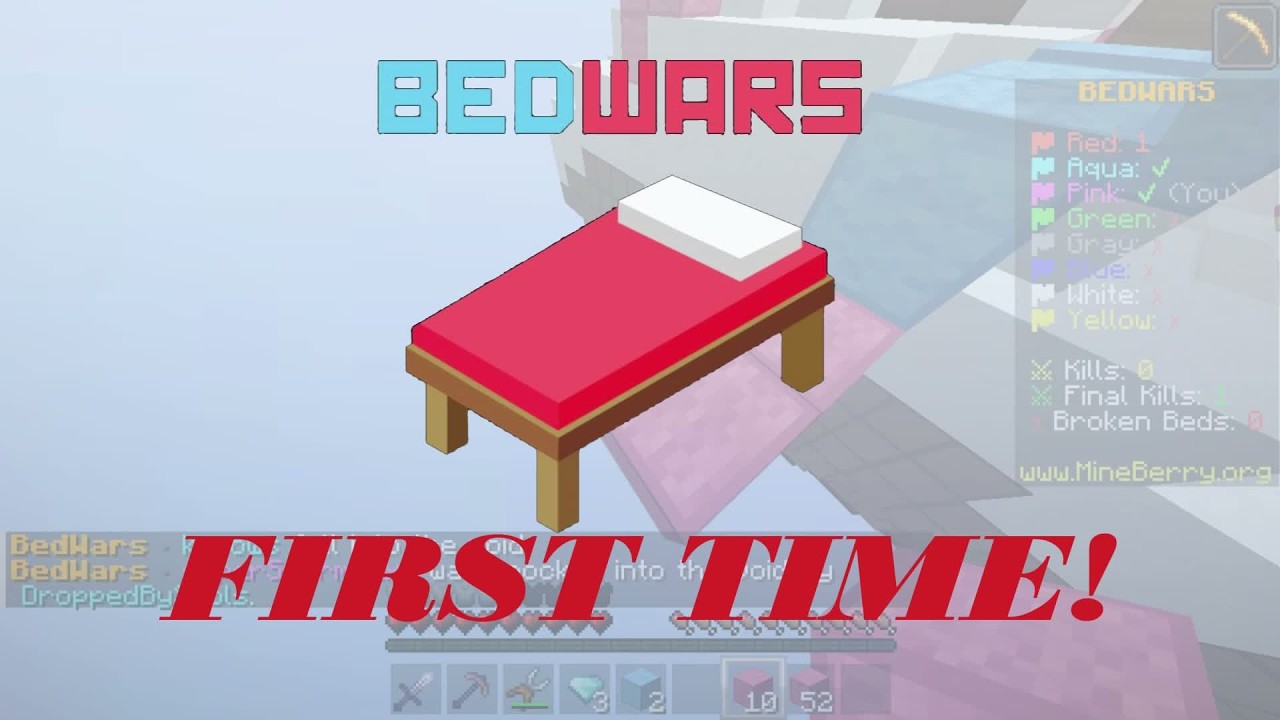 Playing bedwars FIRST TIME