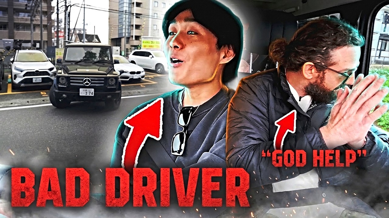 😂 Jo Shimoda Driving Compilation... (BAD IDEA)