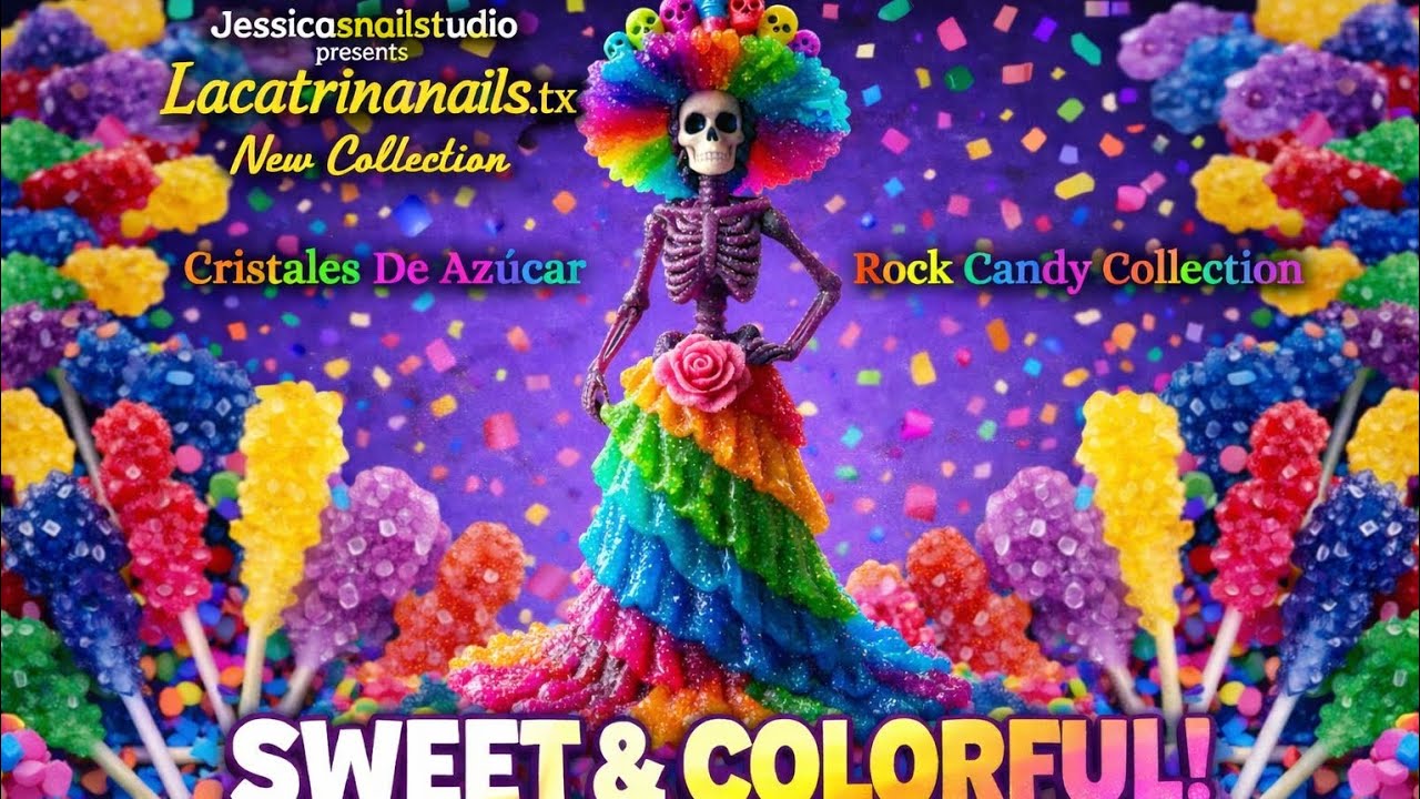 @lacatrinanails-txSwatching the new collection Rock Candy Collection #Lacatrinanails.tx #nails