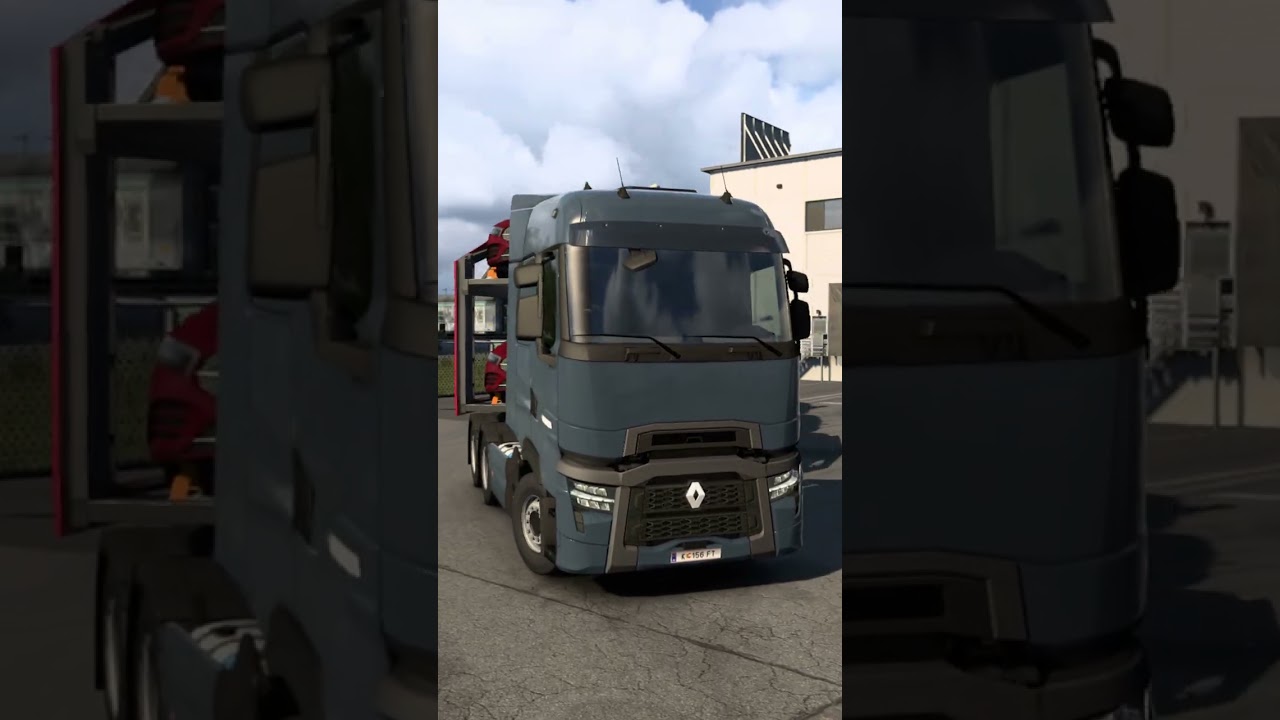 Euro Truck Simulator 2 | Renault T High Sleeper Car Transport Job | Salzburg to Graz