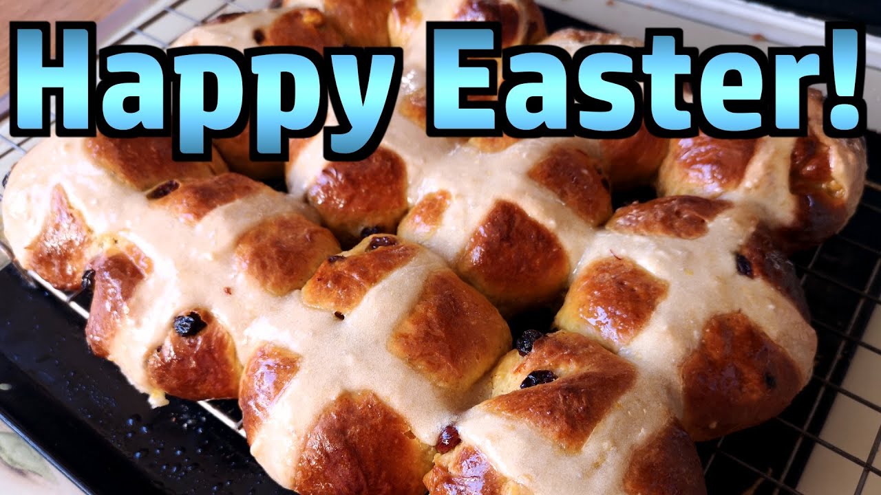 Hot Cross Saffron Buns - Happy Easter!