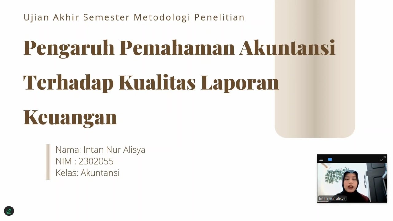 Tugas akhir semester metodologi penelitian 