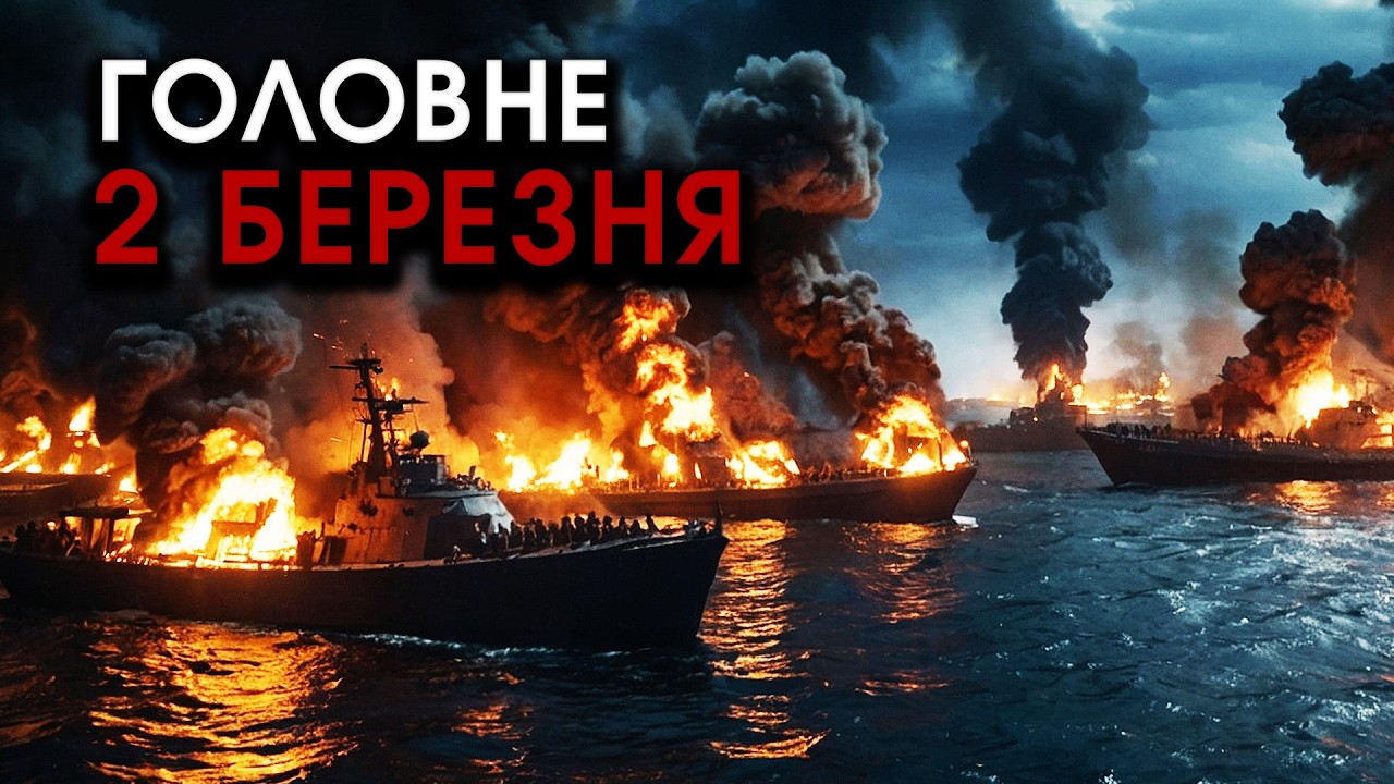 Почався величезний ШТУРМ ХЕРСОНУ, горять кораблі З ДЕСАНТОМ! путін ВДАРИВ по Ірану | Головне 02.03