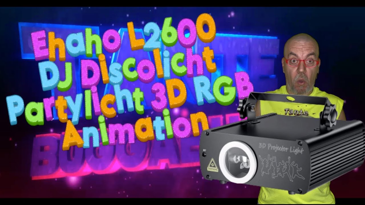 Ehaho DJ Discolicht / Partylicht / Effektstrahler / L2600