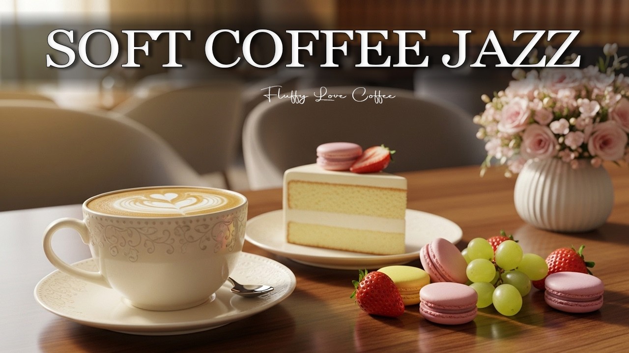 Soft Coffee Jazz 🍰Delicate Fall Jazz Cafe Piano Music & Sweet Bossa Nova Piano for Stress Relief
