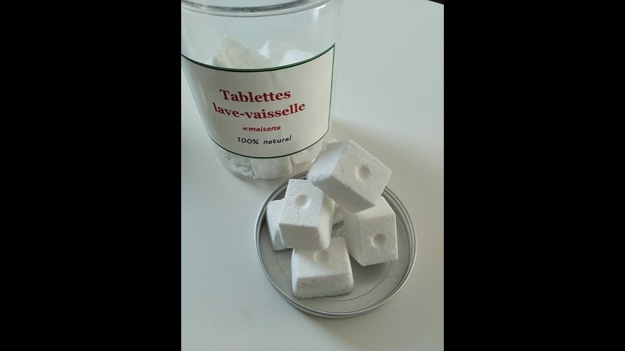 DIY La recette des tablettes lave vaisselle