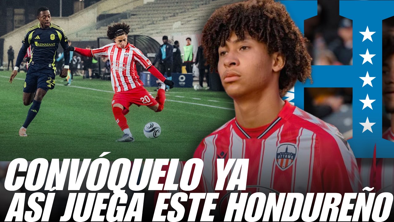 ASÍ JUEGA ESTE LEGIONARIO HONDUREÑO DE 19 AÑOS DE EDAD