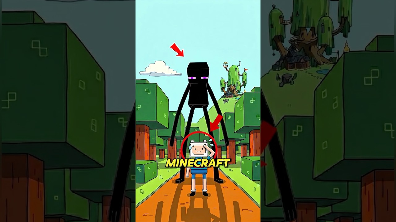 Серия &laquo;Время приключений&raquo; в стиле Minecraft была безумной!😳#shorts #Minecraft #AdventureTime #финн