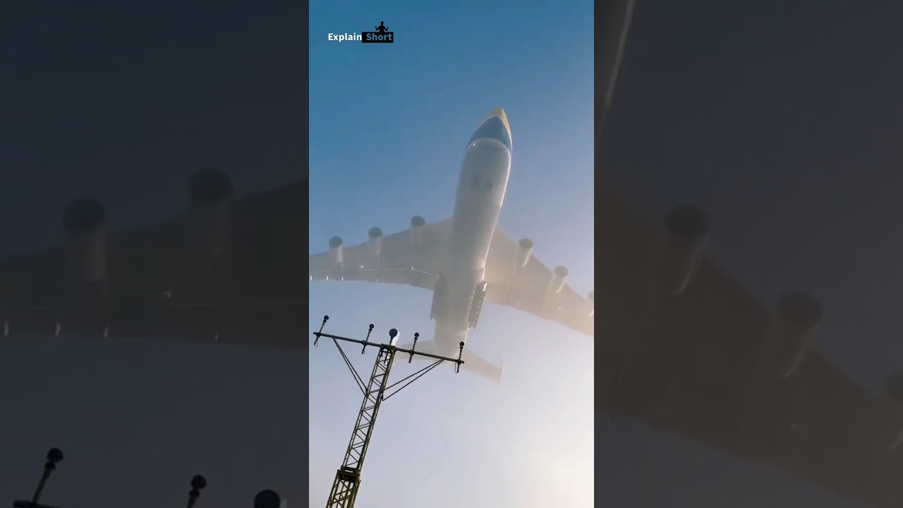 The World&rsquo;s Biggest Airplane Was Destroyed in 2022 😢✈️ #AntonovAn225 #explainshort #airplanefact