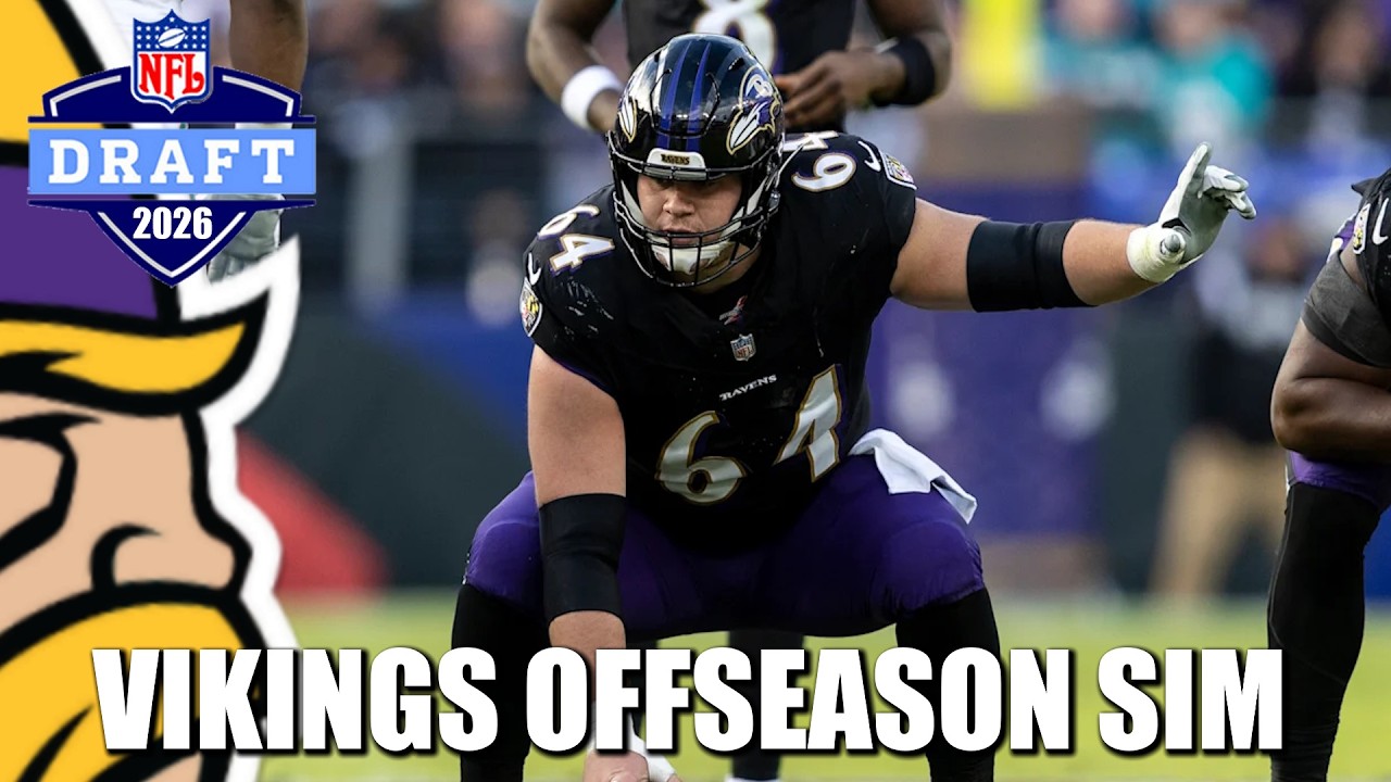 Vikings Free Agency, Trades, and Draft Simulation: TYLER LINDERBOMB