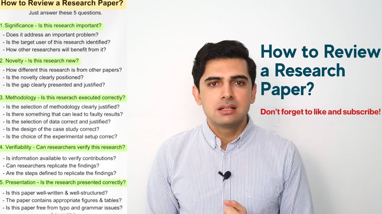 How to Review a Research Paper?