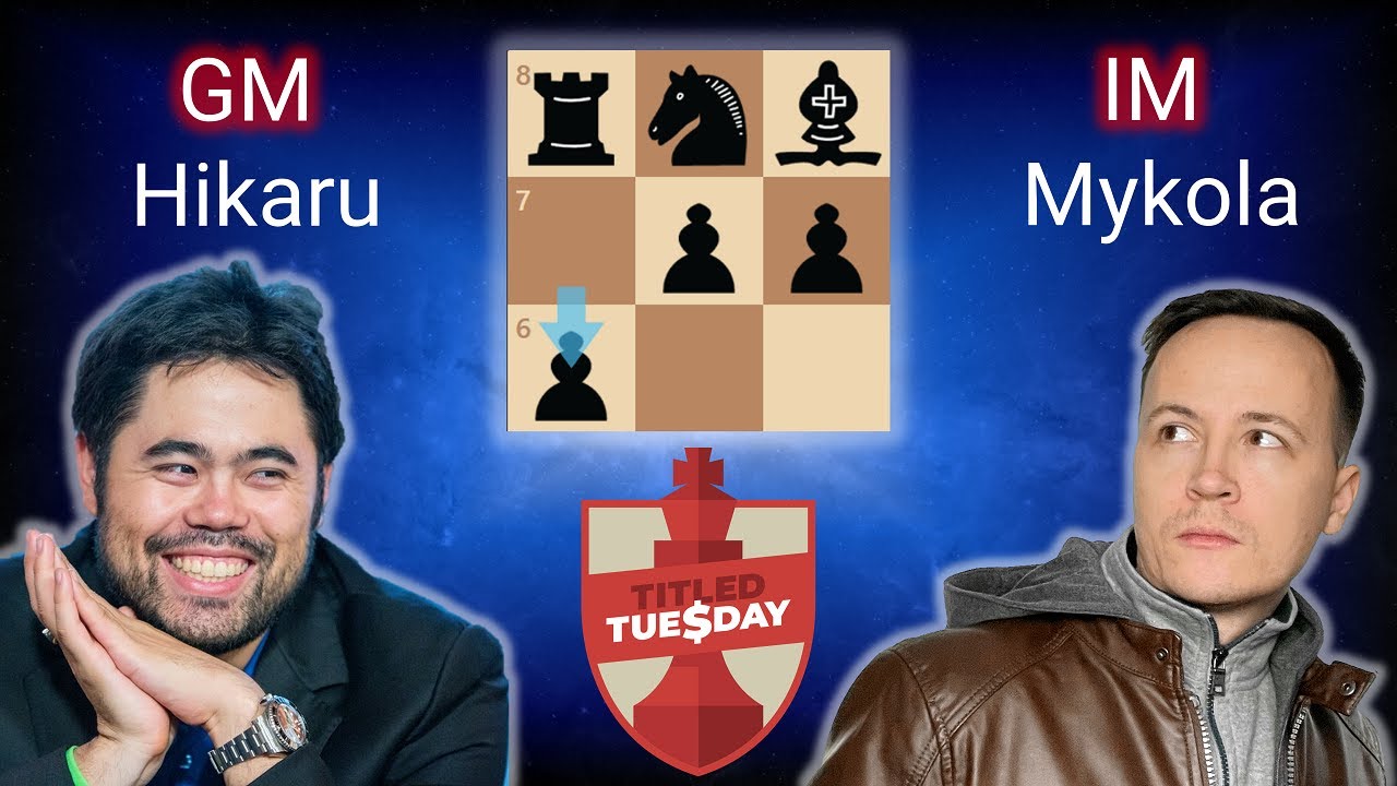 IM Mykola Bortnyk vs GM Hikaru Nakamura. Late Titled Tuesday (Nov-2023)