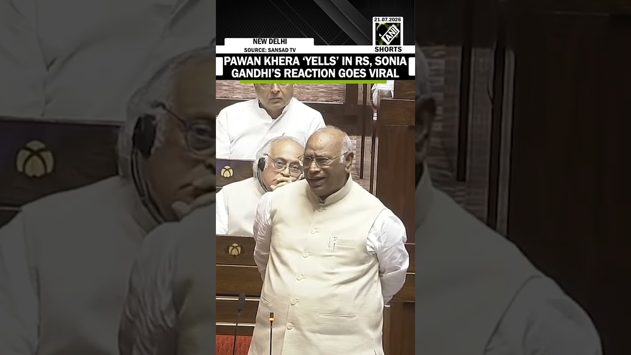 Must Watch! Congress MP Pawan Khera &lsquo;yells&rsquo; in RS, Sonia Gandhi&rsquo;s reaction goes viral